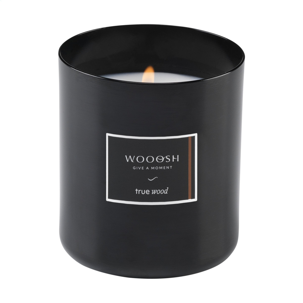 Logo trade business gifts image of: Wooosh Scented Candle True Wood X-Mas