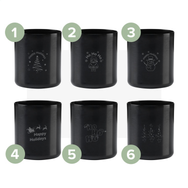 Logo trade promotional product photo of: Wooosh Scented Candle True Wood X-Mas