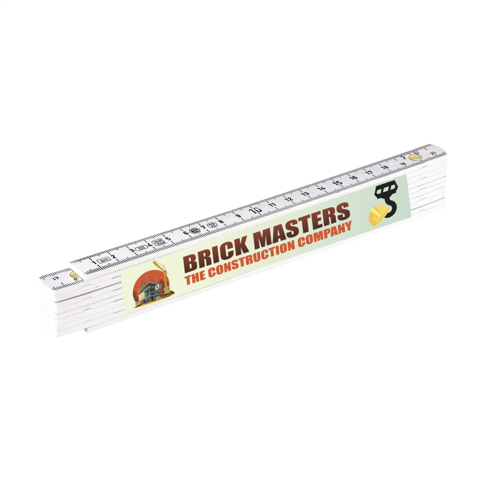 Logo trade corporate gifts image of: Metric folding ruler