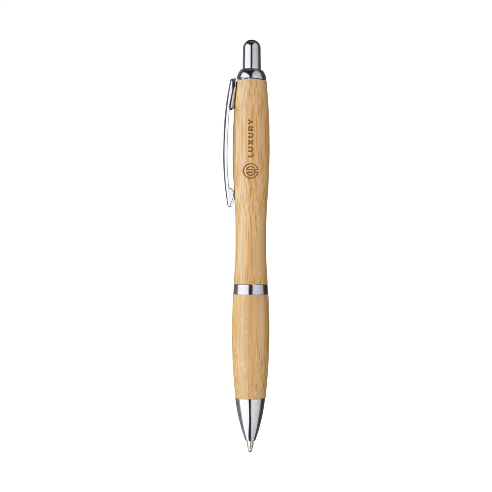 Logo trade promotional items image of: Athos Bamboo pen