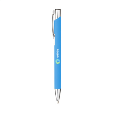 Logo trade corporate gifts picture of: Ebony Soft Touch pen