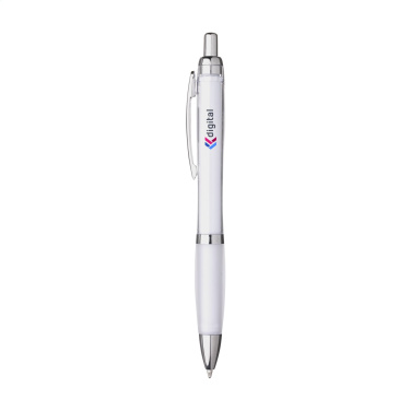 Logo trade promotional gifts image of: Athos Solid GRS Recycled ABS pen