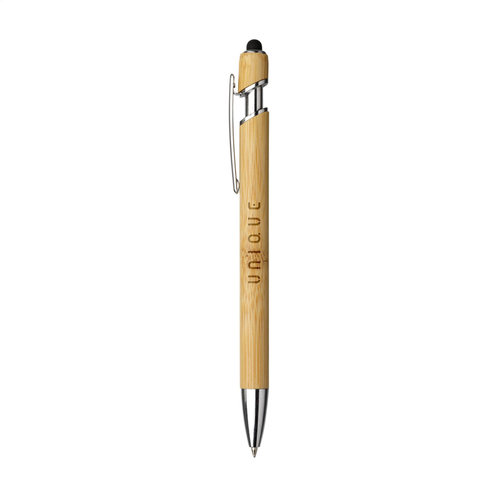 Logotrade promotional products photo of: Luca Touch Bamboo stylus pen