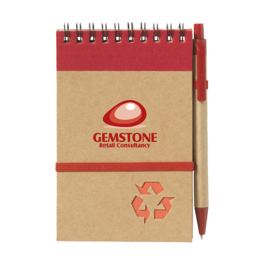 Logo trade promotional giveaway photo of: RecycleNote-M Paper notebook