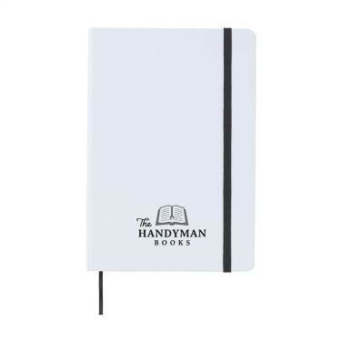 Logo trade promotional merchandise picture of: WhiteNote A5 Paper notebook