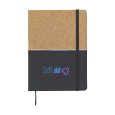 Logotrade promotional giveaway image of: Journal Cork Paper Notebook