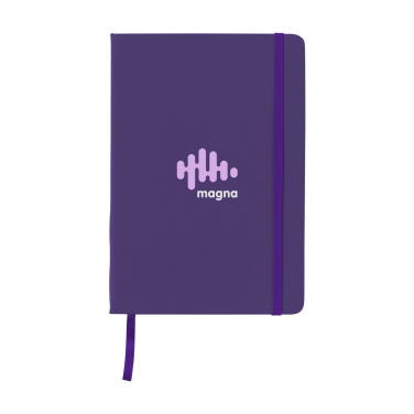 Logo trade promotional merchandise photo of: BudgetNote A5 Lines Paper Notebook