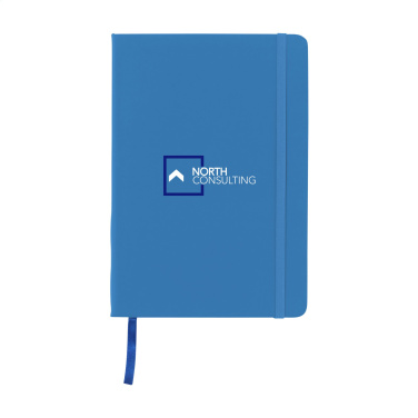 Logo trade promotional products image of: BudgetNote A5 Lines Paper Notebook