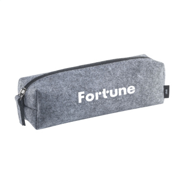 Logotrade promotional item picture of: Pencil Case GRS RPET Felt