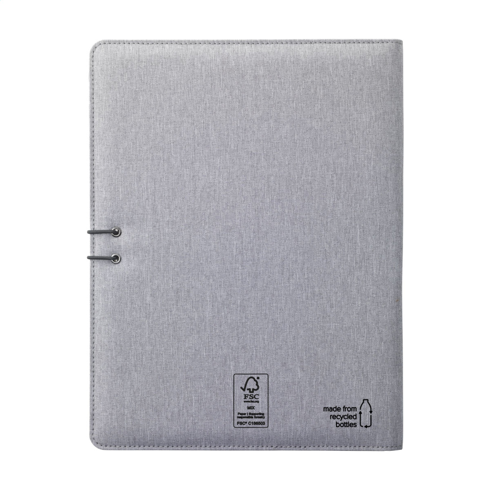 Logo trade advertising products picture of: Quest Portfolio RCS RPET A4  document folder