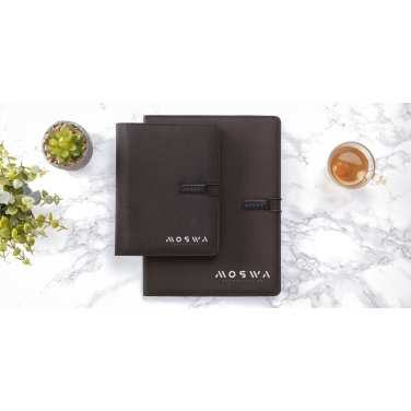 Logo trade business gift photo of: Quest Portfolio RPET A5 document folder