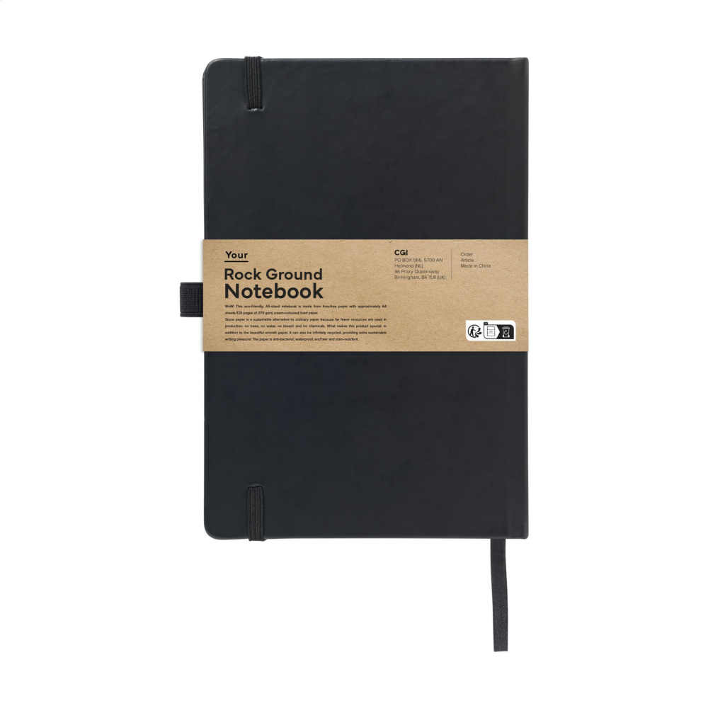 Logotrade promotional items photo of: Rock Ground Paper Notebook A5