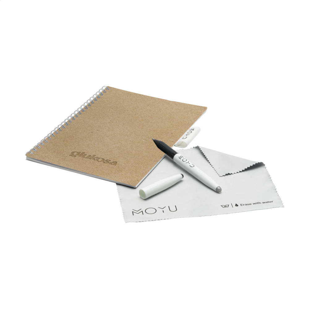 Logotrade promotional item picture of: MOYU Erasable Stone Paper Notebook CraftCover 18 pages