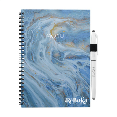 Logo trade promotional gifts image of: MOYU Erasable Stone Paper Notebook Custom SoftCover