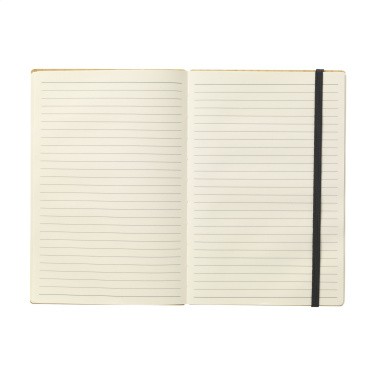 Logo trade promotional products image of: Bamboo Journal Naked Spine Paper Notebook A5