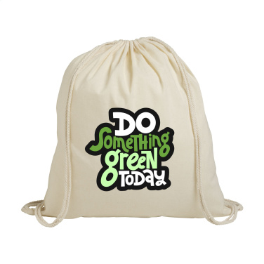 Logo trade business gift photo of: PromoNatural (100 g/m²) backpack