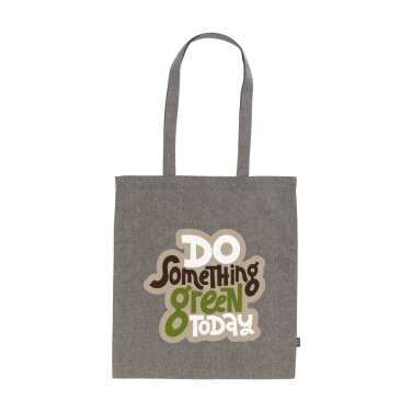 Logotrade business gift image of: GRS Recycled Cotton Shopper (180 g/m²) bag