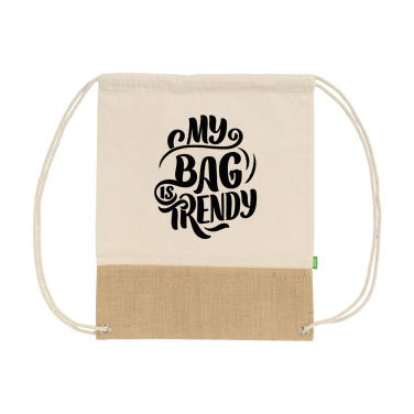 Logotrade promotional gift picture of: Combi Organic Backpack (160 g/m²)