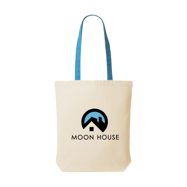 Logotrade business gift image of: Canvas Shoppy Colour (220 g/m²) bag