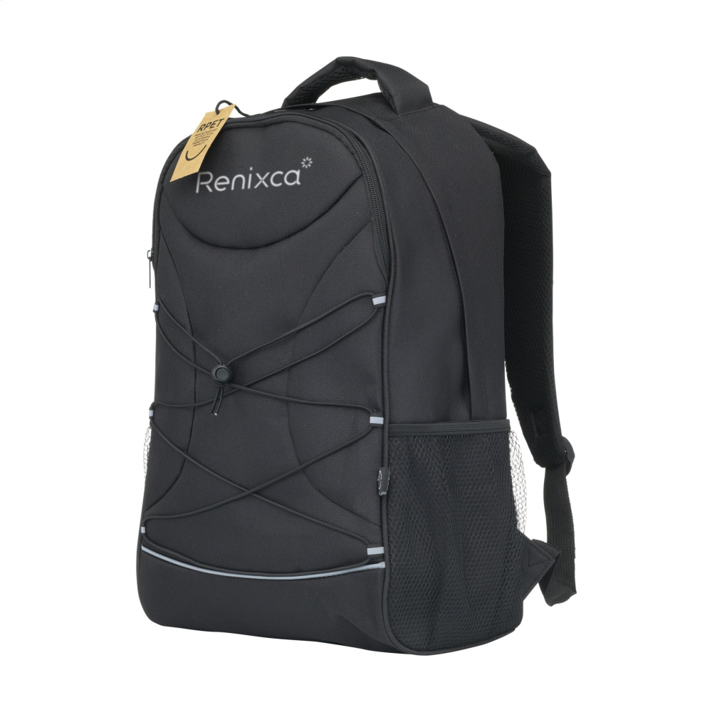 Logo trade promotional giveaways image of: Flashline GRS RPET Laptop Backpack
