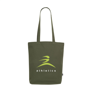 Logo trade promotional products image of: GRS Recycled Canvas Bag Colour (260 g/m²)