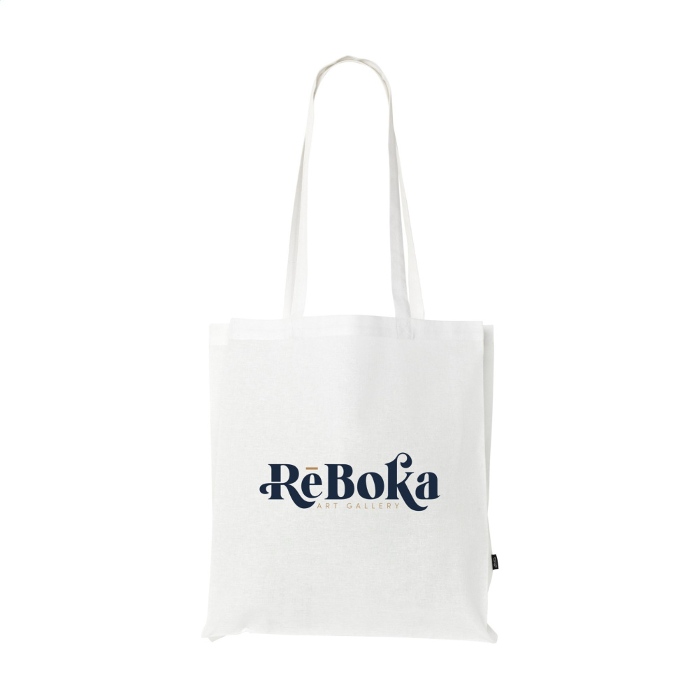 Logo trade promotional giveaways picture of: Colour Square Bag GRS Recycled Cotton (150 g/m²)