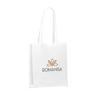 Logo trade promotional giveaway photo of: Colour Square Bag GRS Recycled Cotton (150 g/m²)