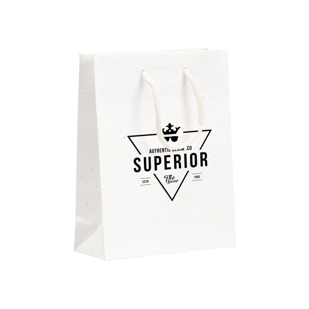 Logotrade business gifts photo of: Leaf It Bag recycled with straw fibres (180 g/m²) S