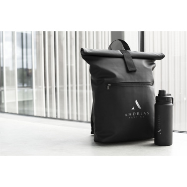 Logotrade promotional gifts photo of: Lennon Roll-Top Recycled Backpack
