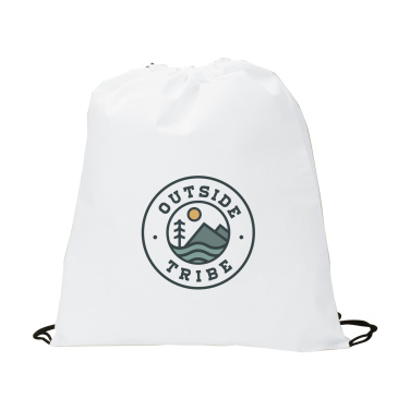 Logo trade promotional merchandise photo of: Non-Woven Promobag GRS RPET backpack