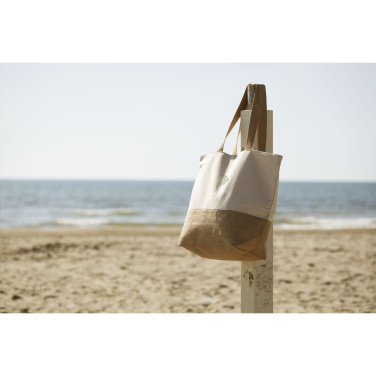 Logo trade promotional merchandise image of: Cancun Beachbag Organic Cotton (320 g/m²)
