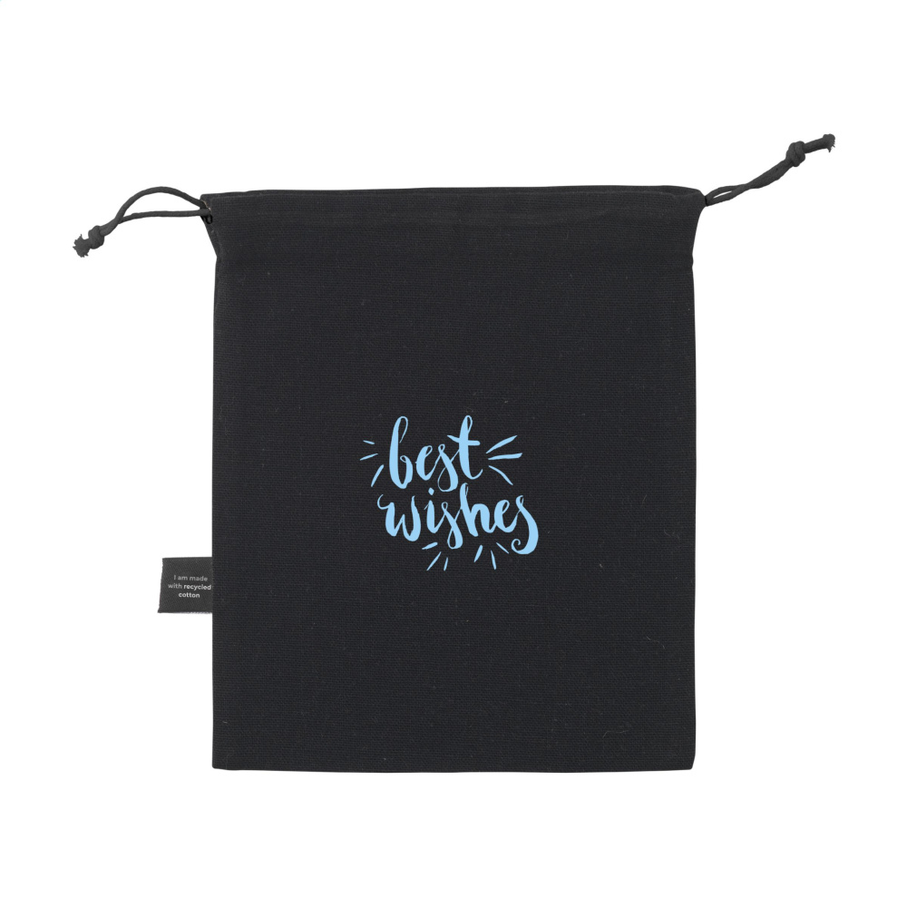 Logotrade promotional product image of: Gift Pouch GRS Recycled Cotton (150 g/m²) S