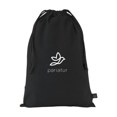Logo trade promotional products picture of: Gift Pouch GRS Recycled Cotton (150 g/m²) L