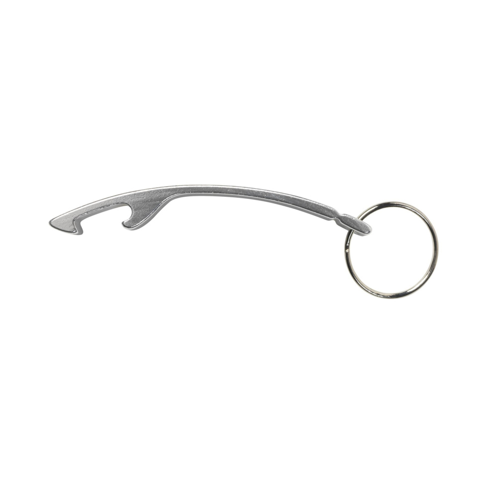 Logo trade business gift photo of: Alu Opener keyring