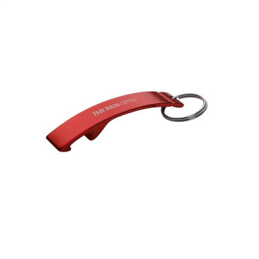 Logo trade promotional giveaway photo of: Alu Opener keyring