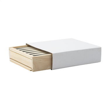 Logotrade promotional product picture of: WoodGame 5-in-1 game set