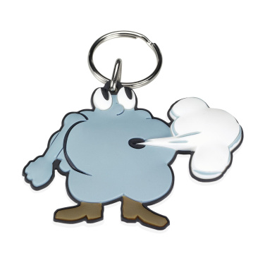 Logo trade promotional giveaways image of: CustomMade Keyring