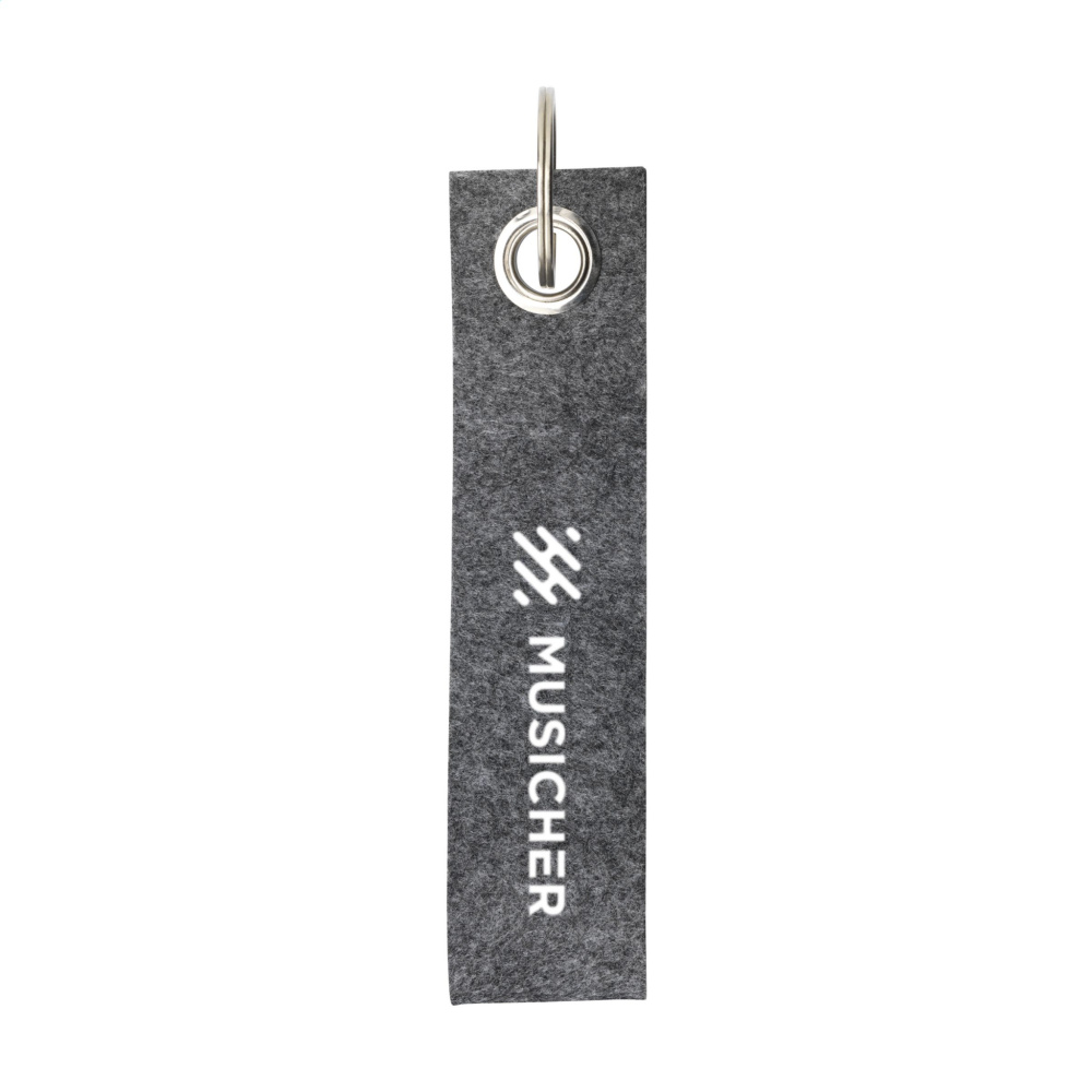 Logo trade promotional product photo of: GRS RPET Felt Keyring
