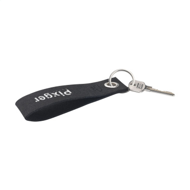 Logo trade business gifts image of: GRS RPET Felt Keyring