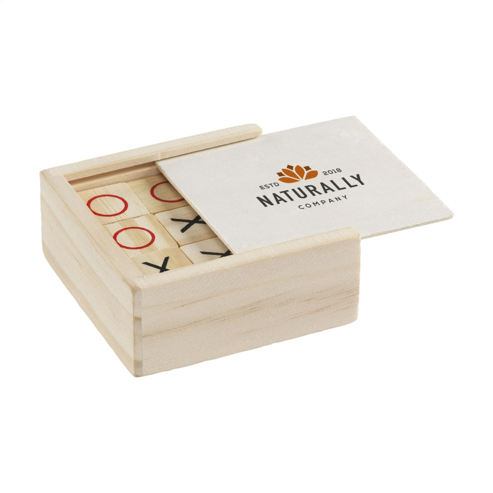 Logo trade promotional product photo of: Tic Tac Toe Game Bamboo