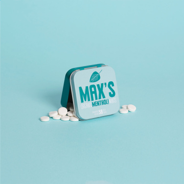 Logo trade promotional merchandise image of: Max's Mints Organic Menthol Mints