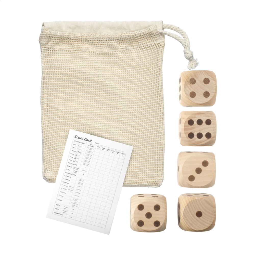 Logo trade promotional merchandise photo of: Outdoor Dice Game