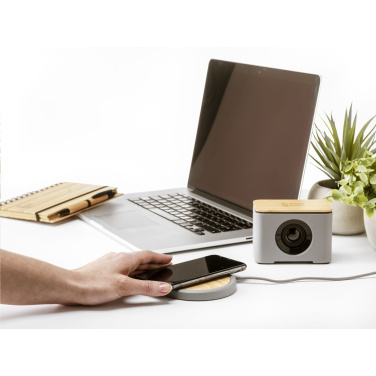 Logo trade advertising products picture of: Lidos Stone ECO 10W Wireless Charger