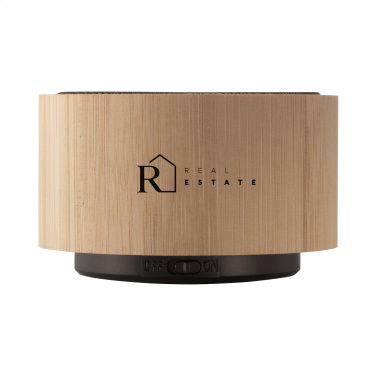 Logotrade corporate gift image of: Wave Bamboo Wireless Speaker