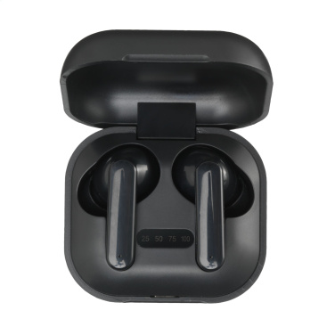 Logo trade advertising products image of: Aron TWS Wireless Earbuds in Charging Case