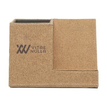 Logo trade promotional products image of: Ecork Pen Holder Wireless Charger