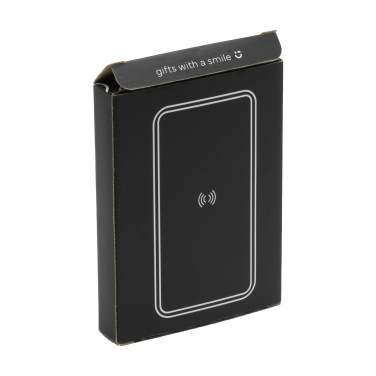 Logotrade corporate gifts photo of: Boru Bamboo RCS Recycled ABS Powerbank Wireless Charger