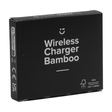 Logotrade advertising products photo of: Bamboo Wireless Charger 15W
