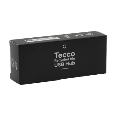 Logotrade promotional item image of: Tecco GRS Recycled Alu USB Hub