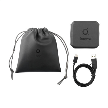 Logotrade promotional product picture of: TriCharge RCS  Recycled PU Wireless Charger